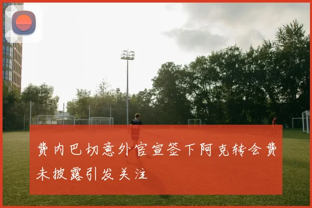 费内巴切意外官宣签下阿克转会费未披露引发关注